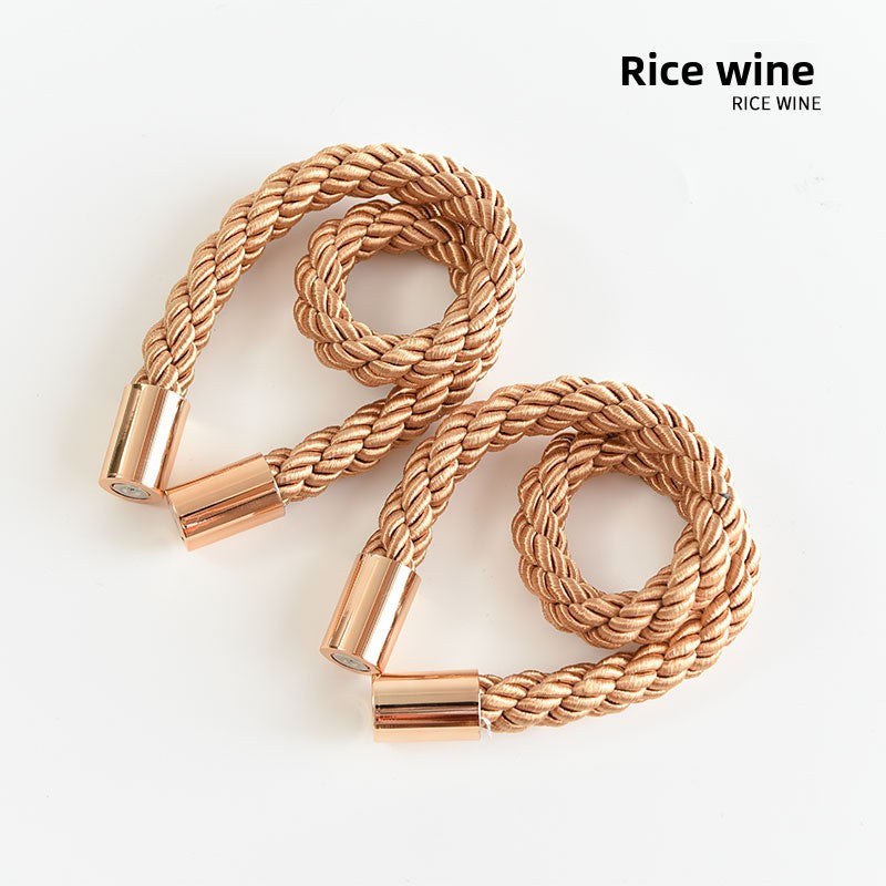non-perforated curtain strap magnetic curtain buckle magnetic buckle
