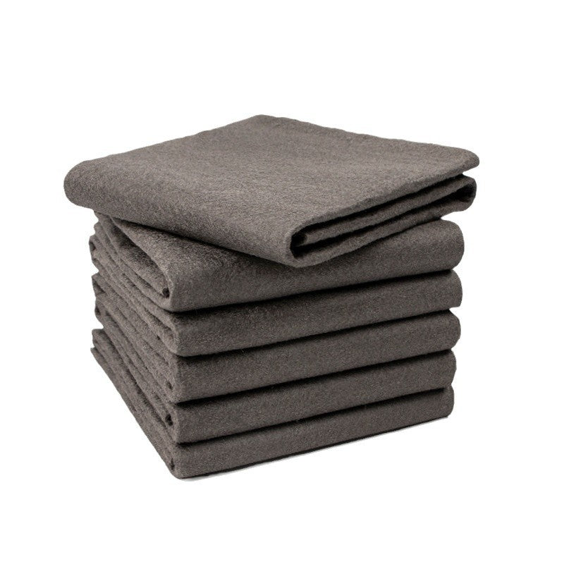 Non-shedding, water-stain removing cleaning cloth