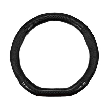 Non-Slip Carbon Fiber Steering Wheel Cover