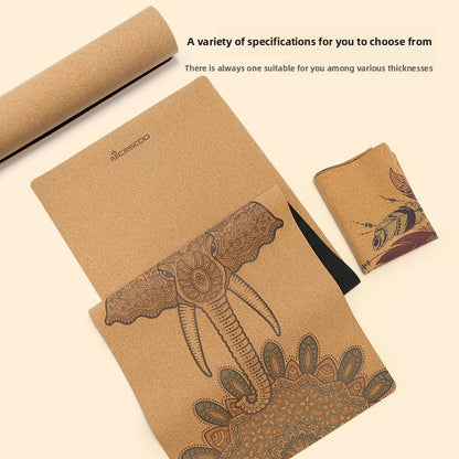 Non-slip Cork Yoga Exercise Mat