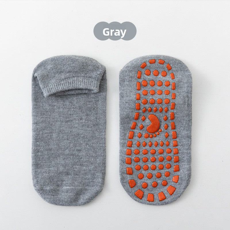 Non-slip Cotton Sports Socks for Yoga and Toddlers