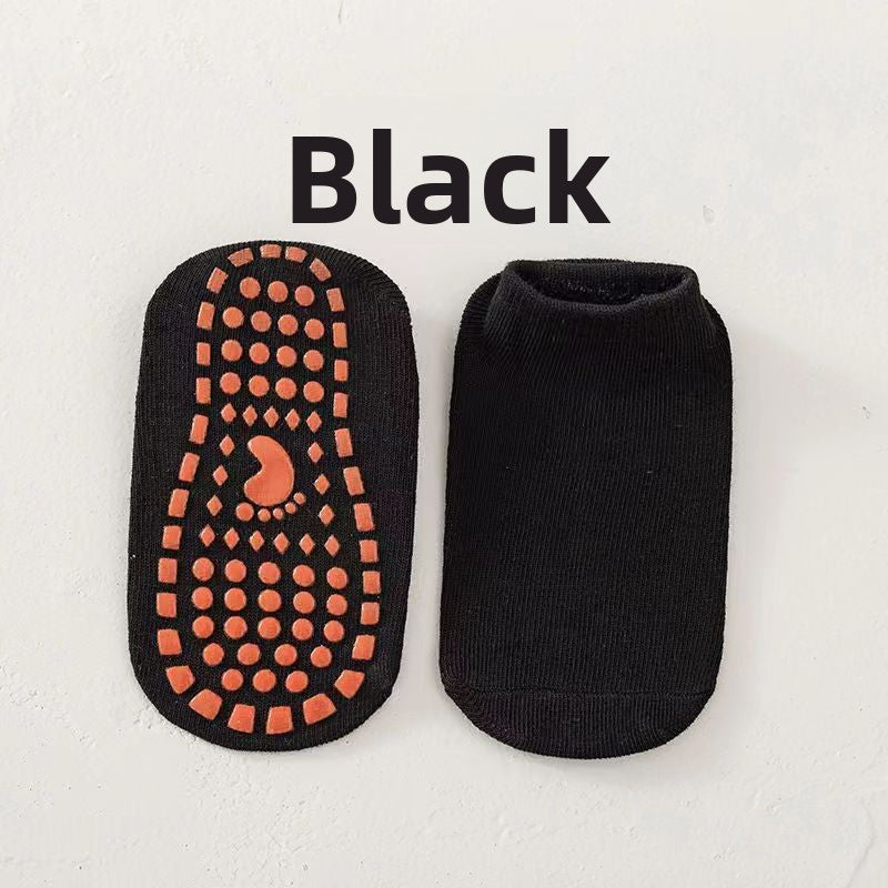 Non-slip Cotton Sports Socks for Yoga and Toddlers