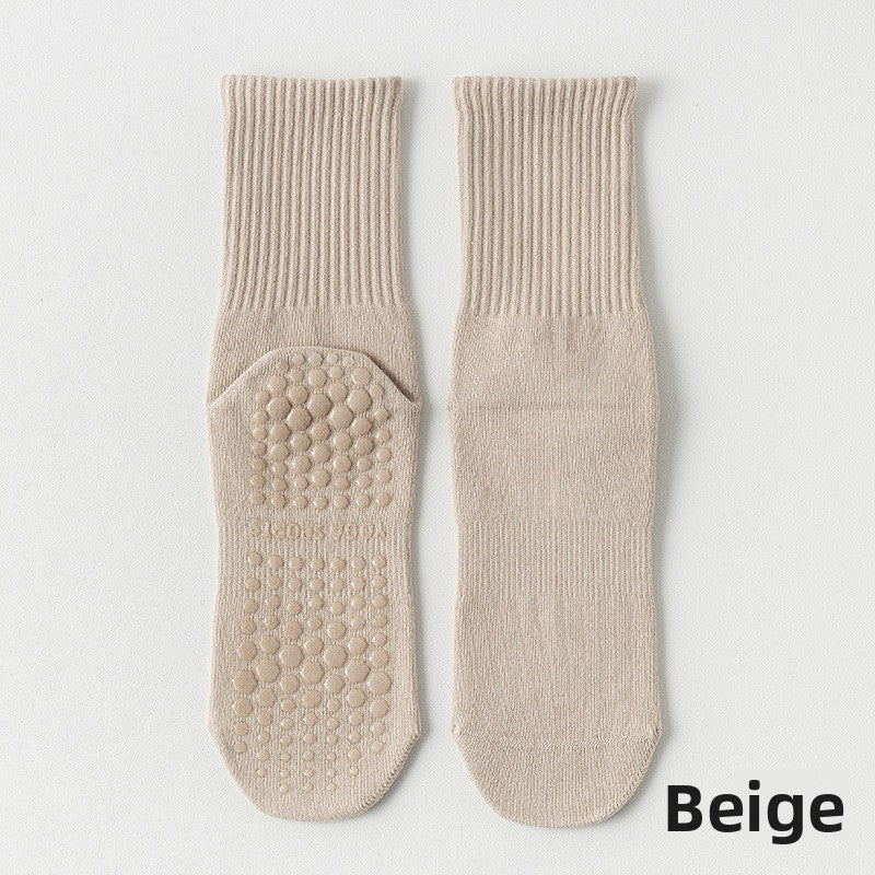 Non-Slip Cotton Yoga Socks for Women