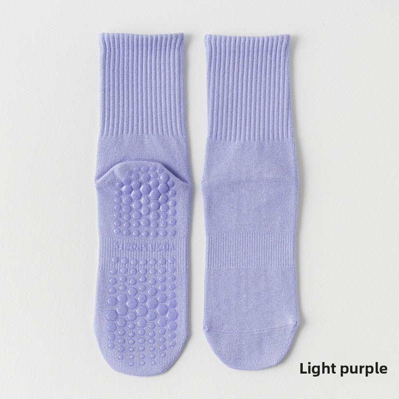 Non-Slip Cotton Yoga Socks for Women