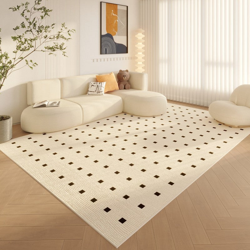 Non-Slip Crystal Velvet Carpet for Living Room and Bedroom
