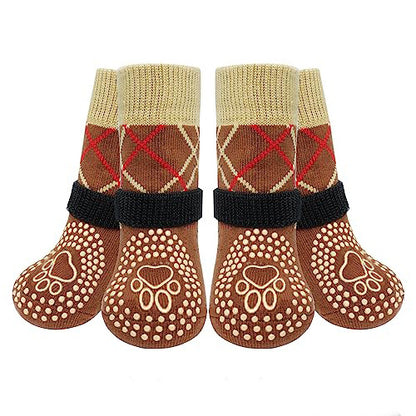 Non-Slip Double-Sided Pet Socks Indoor Protective Dog Socks
