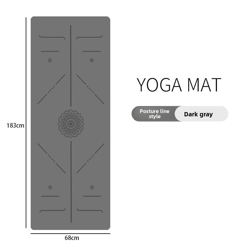 Non-Slip Natural Rubber Yoga Mat