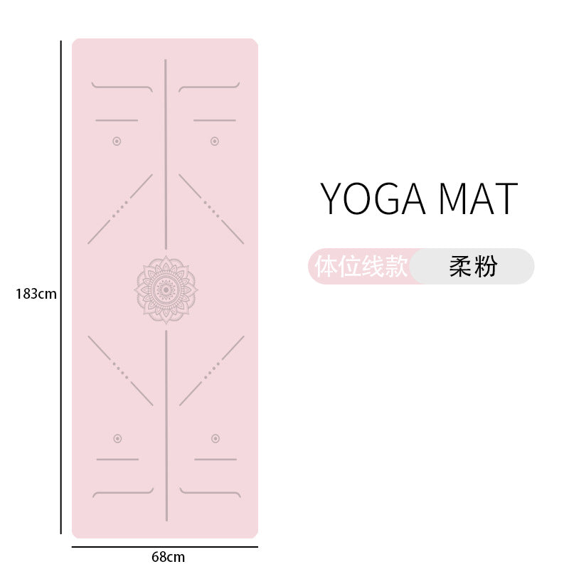 Non-Slip Natural Rubber Yoga Mat