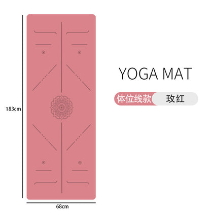 Non-Slip Natural Rubber Yoga Mat