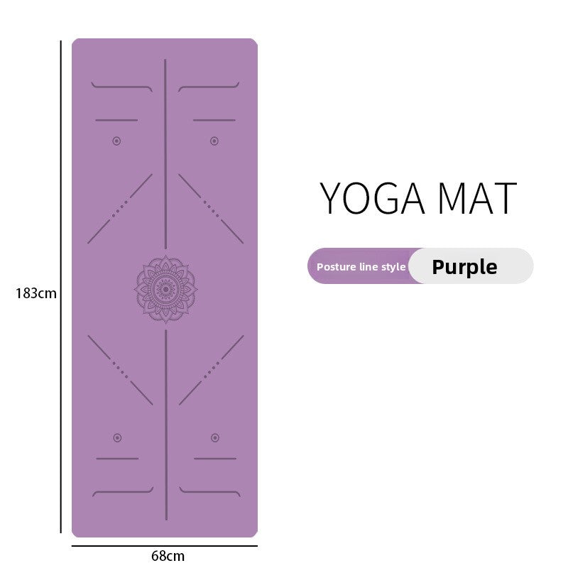 Non-Slip Natural Rubber Yoga Mat