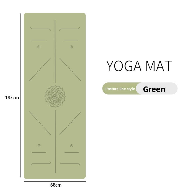 Non-Slip Natural Rubber Yoga Mat