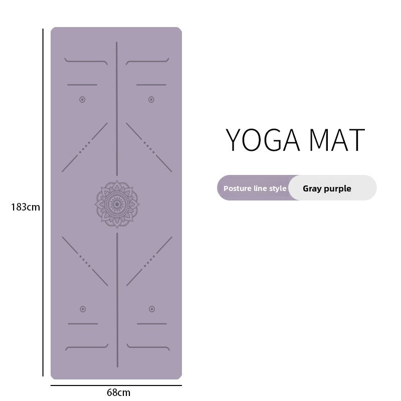 Non-Slip Natural Rubber Yoga Mat