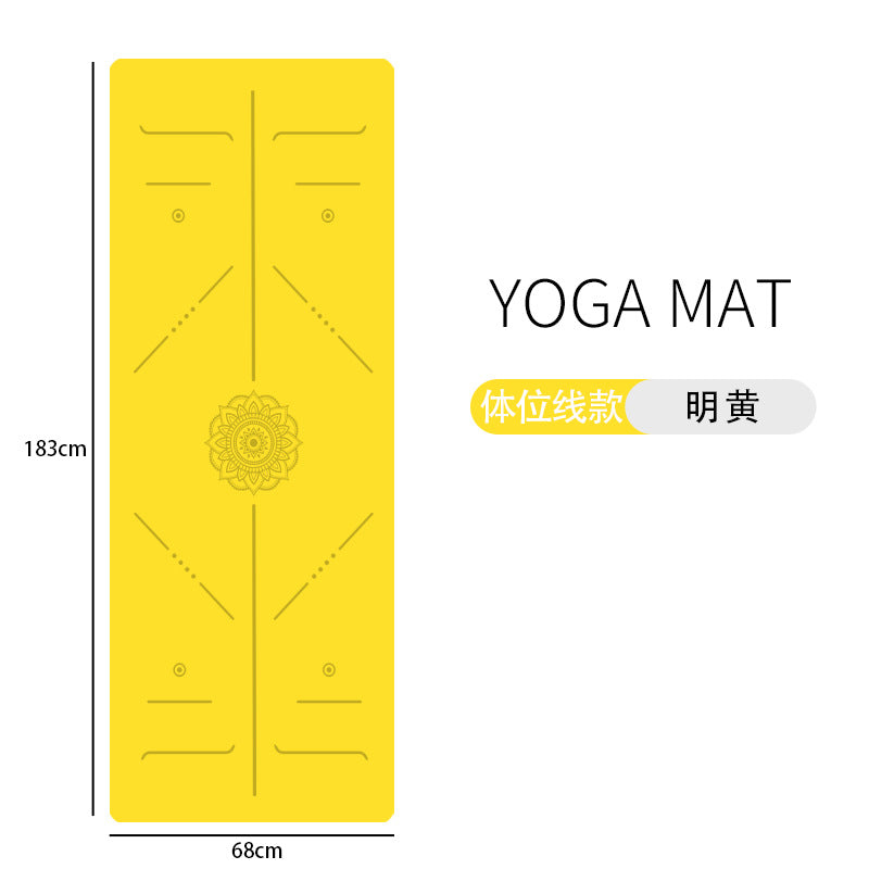 Non-Slip Natural Rubber Yoga Mat