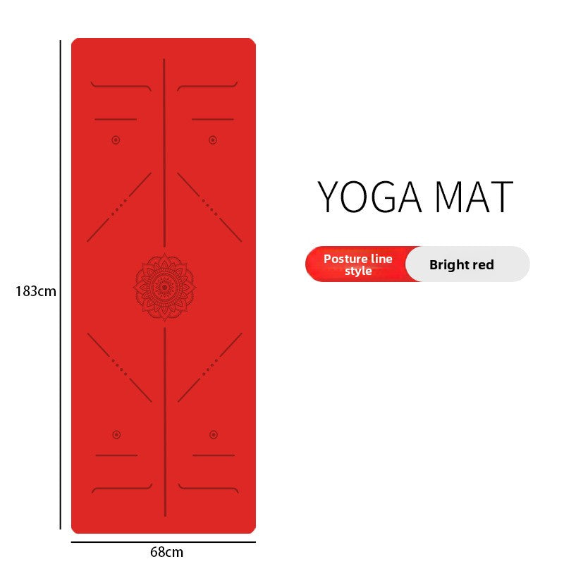 Non-Slip Natural Rubber Yoga Mat