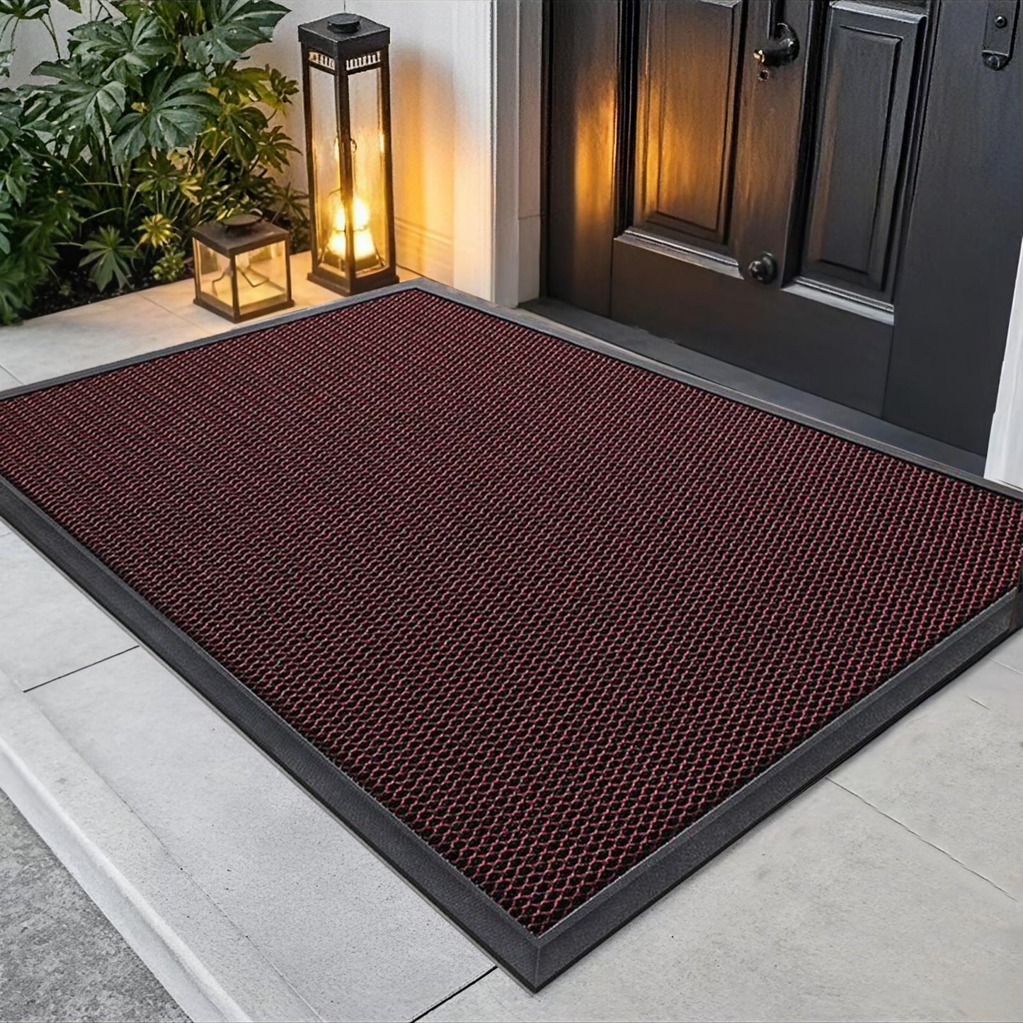 Non-Slip Plastic Doormat for Home Entrance