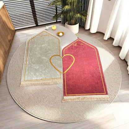 Non-slip printed rug