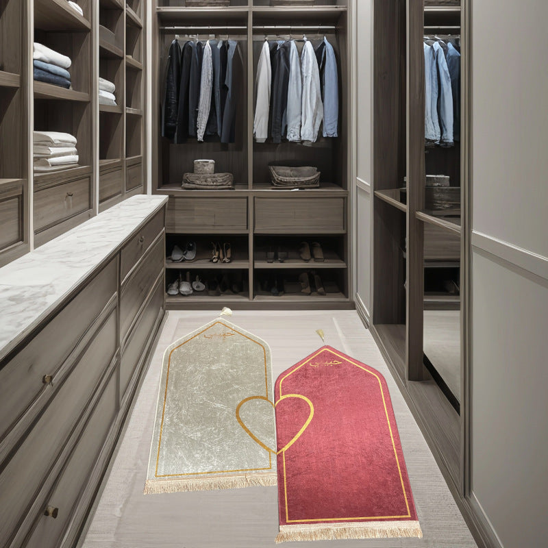 Non-slip printed rug