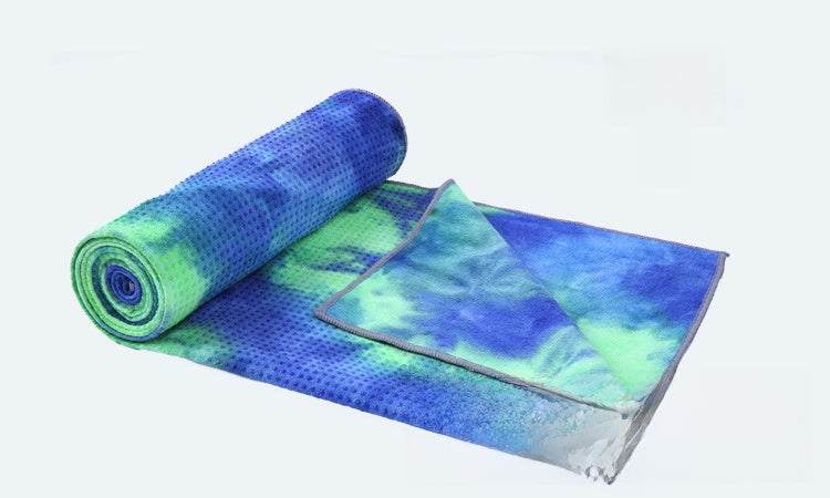 Non-Slip Printed Tie-Dye Yoga Towel