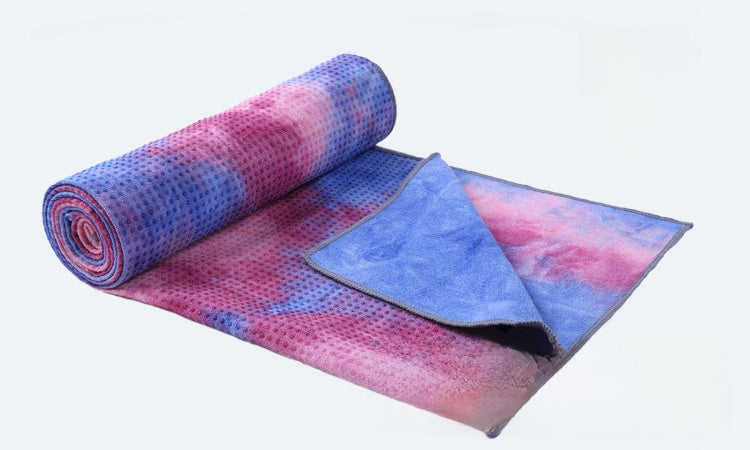 Non-Slip Printed Tie-Dye Yoga Towel