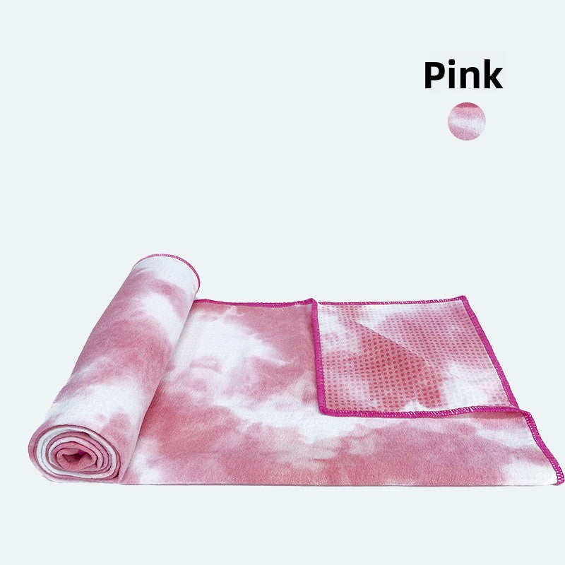 Non-Slip Printed Tie-Dye Yoga Towel
