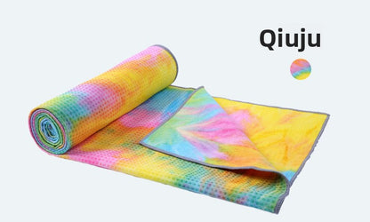 Non-Slip Printed Tie-Dye Yoga Towel