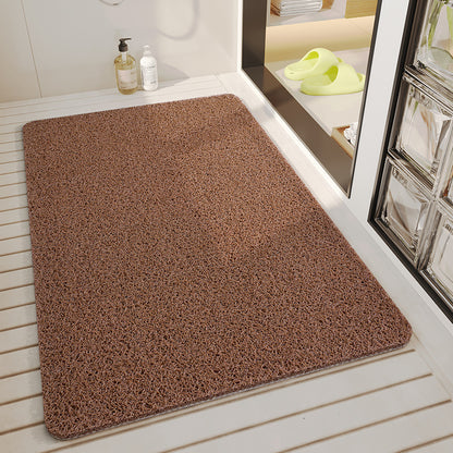 Non-Slip PVC Silk Circle Bathroom Floor Mat