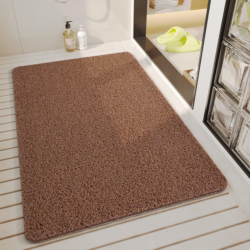 Non-Slip PVC Silk Circle Bathroom Floor Mat