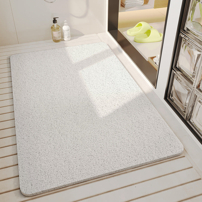 Non-Slip PVC Silk Circle Bathroom Floor Mat