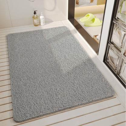 Non-Slip PVC Silk Circle Bathroom Floor Mat