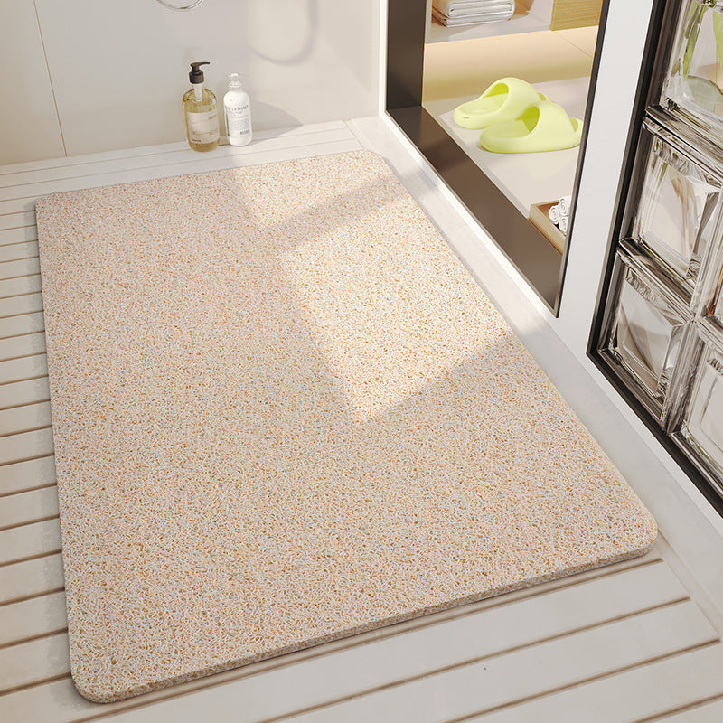 Non-Slip PVC Silk Circle Bathroom Floor Mat