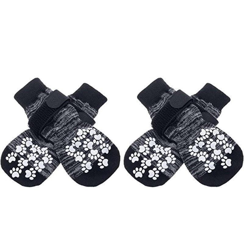 Non-Slip Reflective Dog Socks for Medium Large Breeds