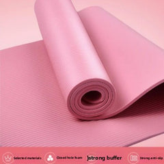 Pink yoga mat nbr