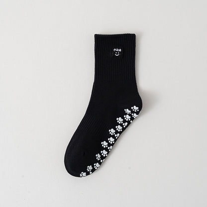 Non-Slip Yoga Socks with Embroidery