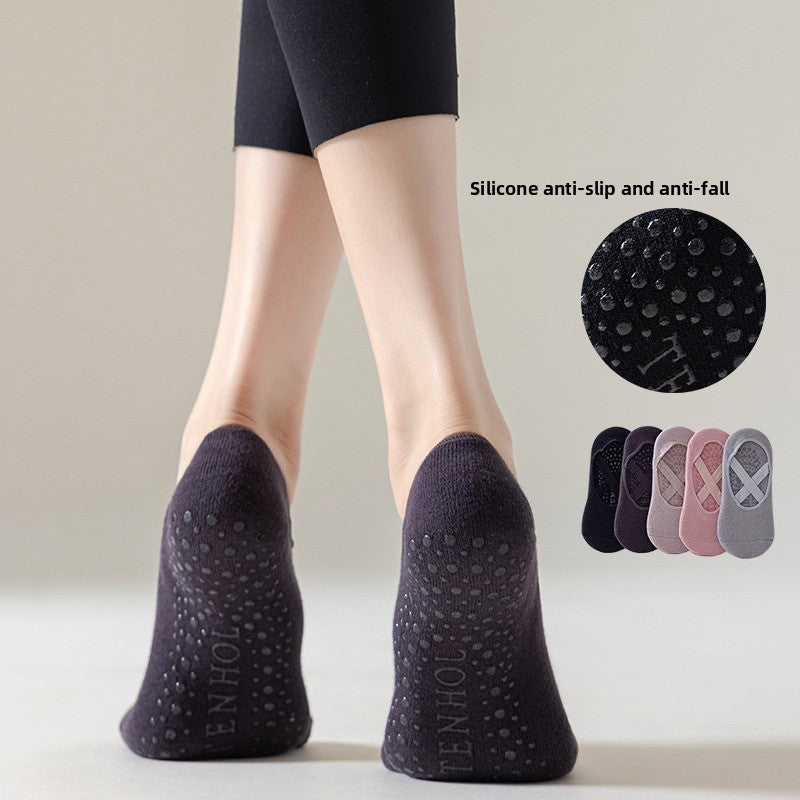 Non-Slip Yoga Socks with Straps