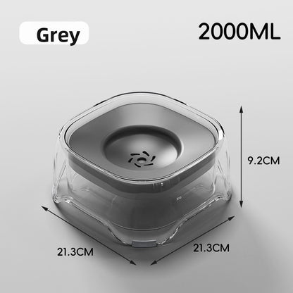 Non-spill floating water bowl dog bowl