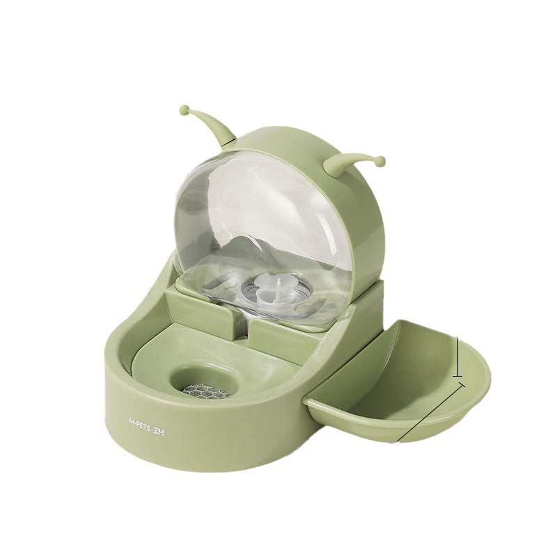 Non-Spill Pet Water and Food Bowl Station