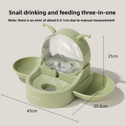 Non-Spill Pet Water and Food Bowl Station