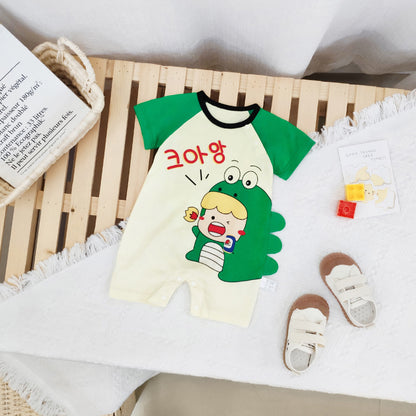 Non-sweaty short-sleeve romper
