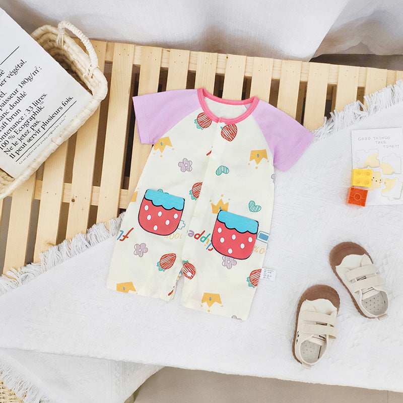 Non-sweaty short-sleeve romper