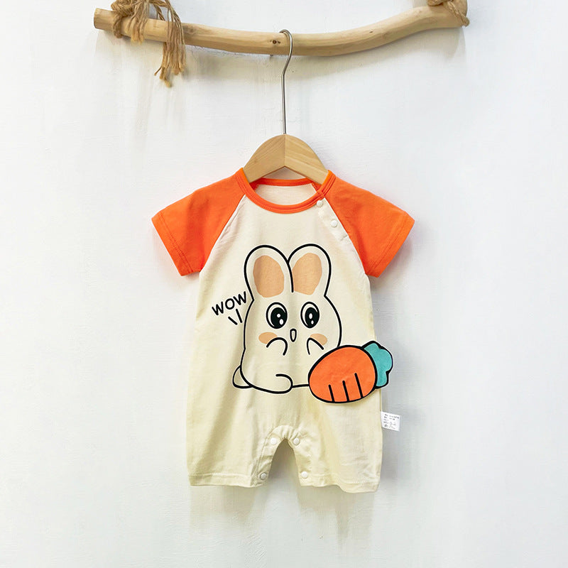 Non-sweaty short-sleeve romper