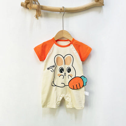 Non-sweaty short-sleeve romper