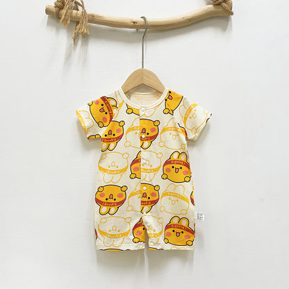 Non-sweaty short-sleeve romper