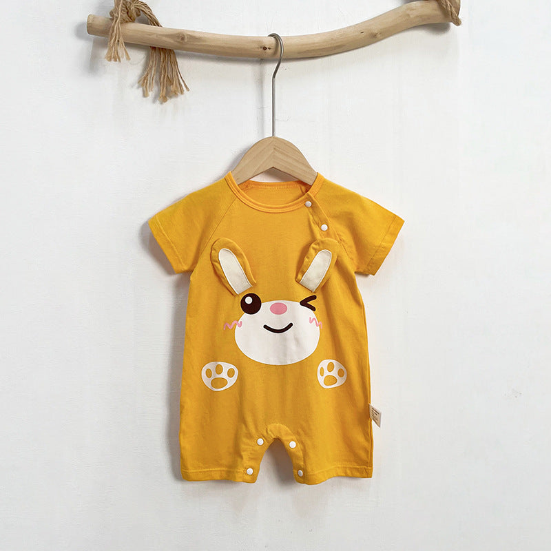 Non-sweaty short-sleeve romper
