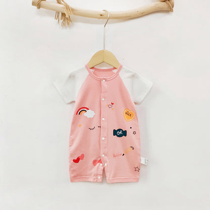 Non-sweaty short-sleeve romper