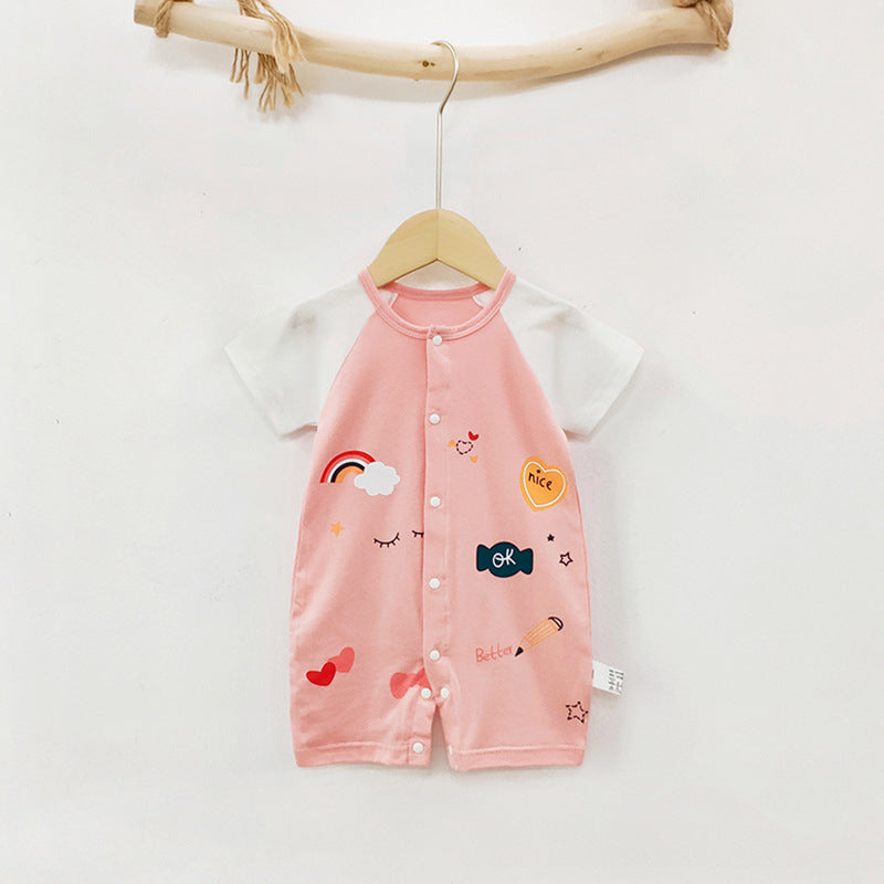 Non-sweaty short-sleeve romper