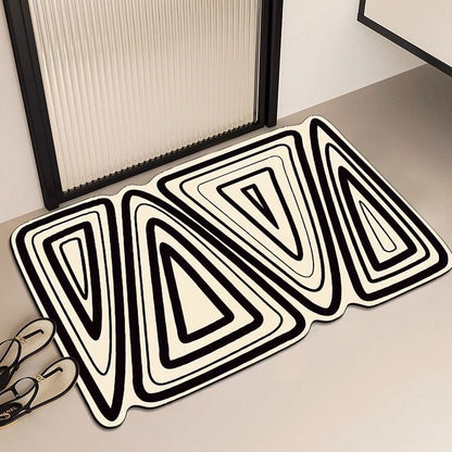 Nordic Bathroom Diatom Mud Absorbent Floor Mat