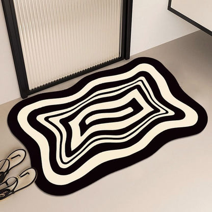 Nordic Bathroom Diatom Mud Absorbent Floor Mat