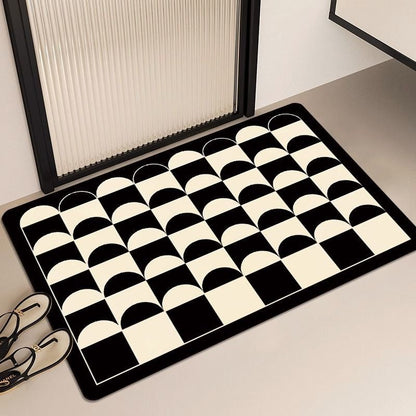 Nordic Bathroom Diatom Mud Absorbent Floor Mat