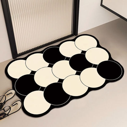 Nordic Bathroom Diatom Mud Absorbent Floor Mat