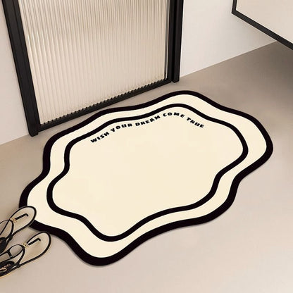 Nordic Bathroom Diatom Mud Absorbent Floor Mat